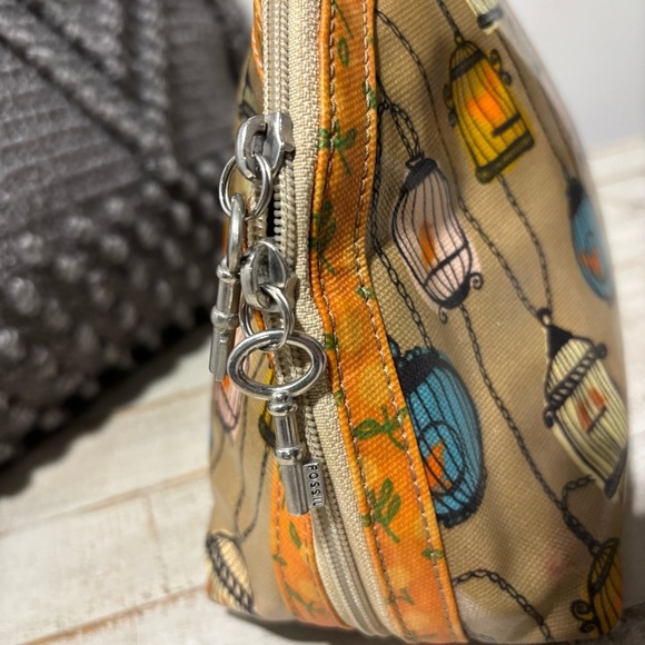 ❤️Vintage Fossil Ker-Per Birdcage Handbag - Picture 5 of 7